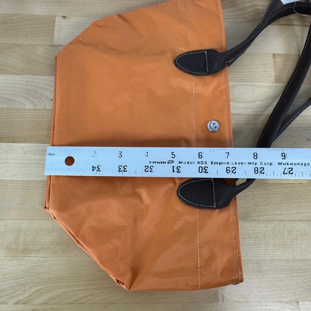 Joe Boxer Orange Nylon Tote Bag Smiley Face Winking Snap NWT Y2K Shoulder Bag